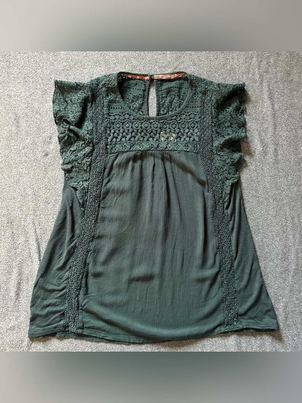 Dark Green Tank Top Women's Small